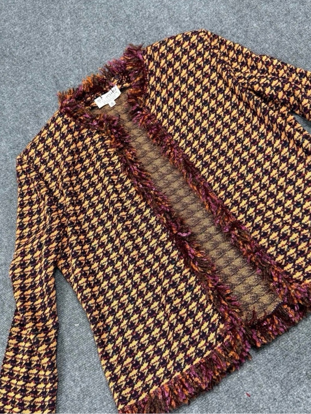 St. John Collection tweed jacket Size 14
